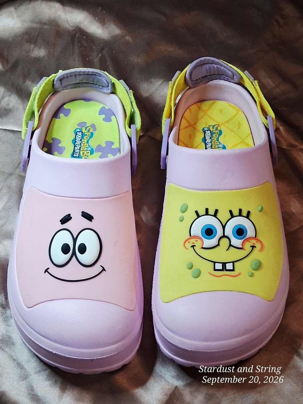 Ground Up SpongeBob SquarePants Patrick Star Clog Mules Pink Yellow Mens 11
